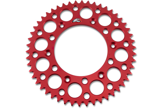 Couronne Renthal 520 Z.49 rouge Ultra Light anti boue CR / CRF