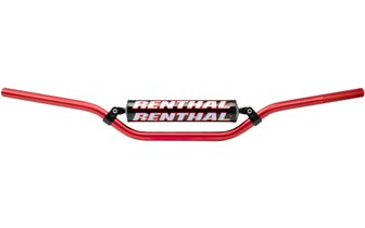 Guidon Renthal 22mm RC 971 rouge