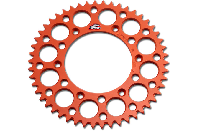 Rear Sprocket Renthal 520 Z.50 Ultra Light self-cleaning orange KTM / Husqvarna / GasGas