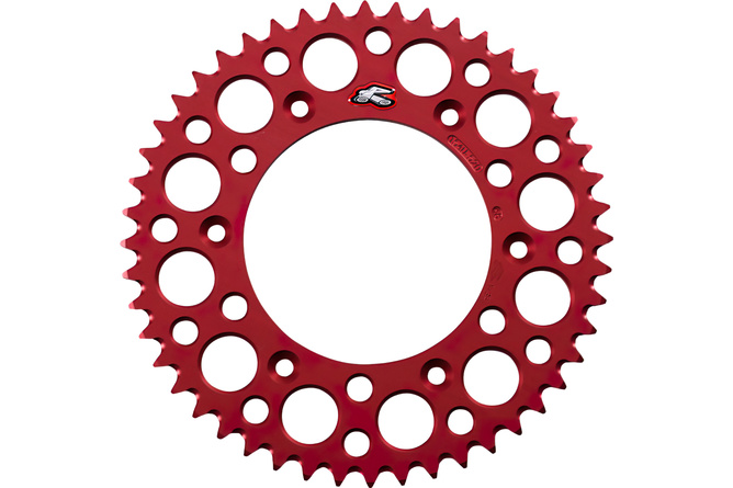 Rear Sprocket Renthal 520 Z.48 Ultra Light self-cleaning red CR / CRF