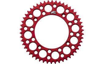 Couronne Renthal 420 Z.50 rouge Ultra Light anti boue CR 80 / 85