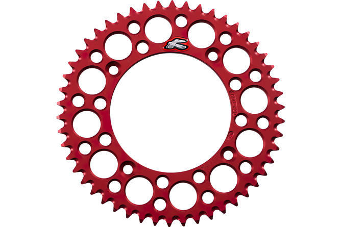 Rear Sprocket Renthal 420 Z.50 Ultra Light self-cleaning red CR 80 / 85