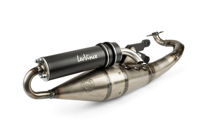 Auspuff Leovince Handmade TT Black Edition Aprilia SR / Yamaha Aerox / Malaguti F15
