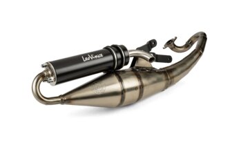 Exhaust LeoVince Handmade TT Black Peugeot horizontal AC
