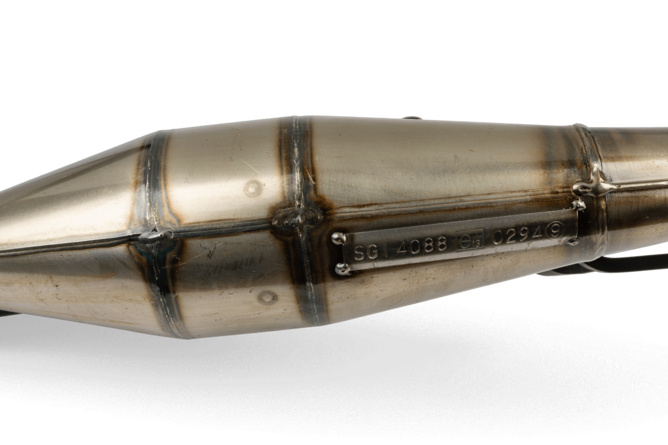 Exhaust LeoVince Handmade TT Black Peugeot horizontal AC