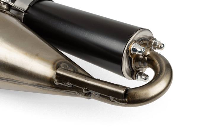 Exhaust LeoVince Handmade TT Black Peugeot horizontal AC