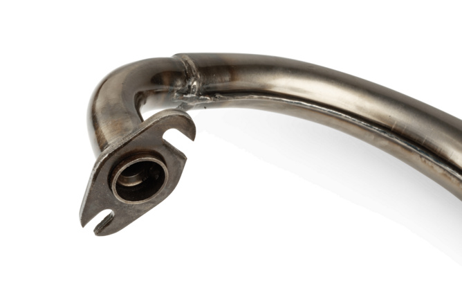 Auspuff LeoVince Handmade TT Black Minarelli stehend