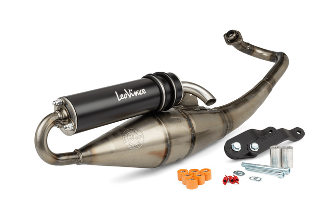Auspuff Leovince Handmade TT Black Edition Aprilia SR R Factory / Sport Pro i.e. (Piaggio)