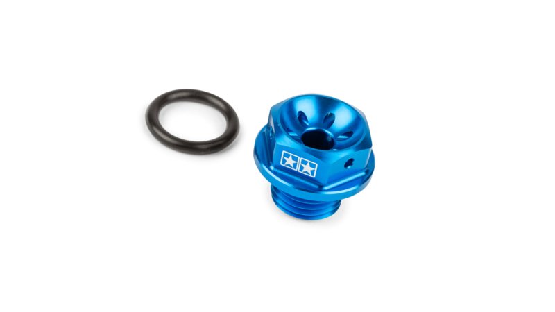 Bouchon Niveau Huile Tun'R Rouge Aluminium Pour Scooter MBK Booster One 2013-2017 - Filetage M14