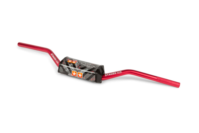 MX Handlebar + Pad Stage6 d.28.6mm red