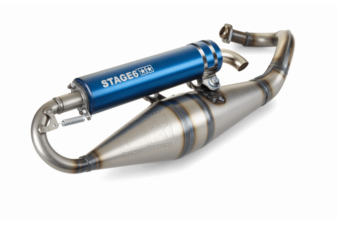 Exhaust Stage6 Pro Replica MK2 Blue Piaggio