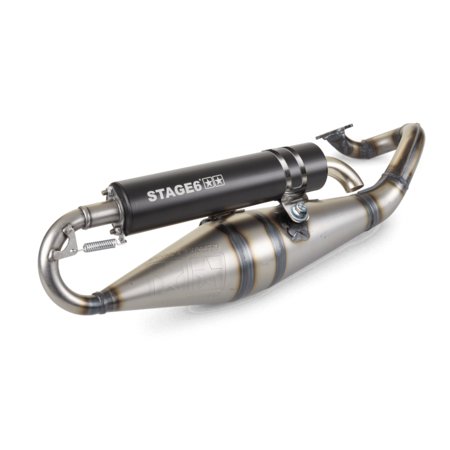 Exhaust Stage6 Pro Replica MK2 Black Minarelli horizontal / China 2-stroke