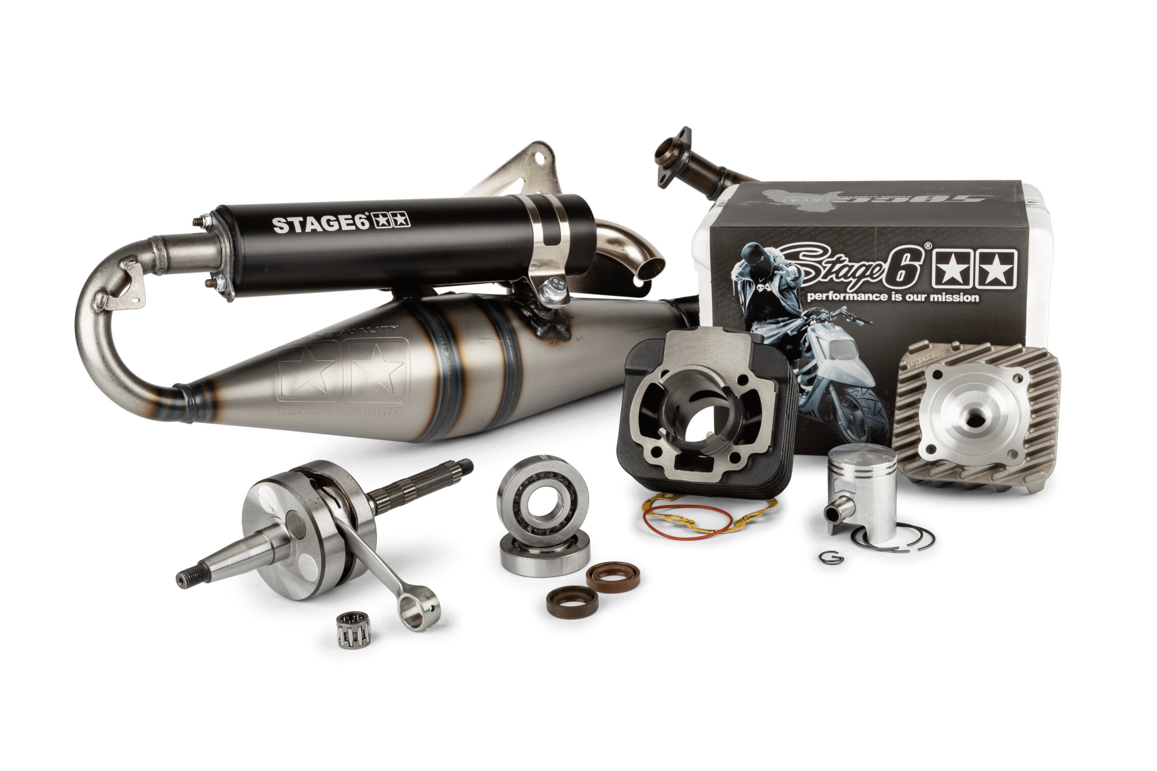 Tuning Kit Stage6 Streetrace cast iron 50cc Piaggio AC