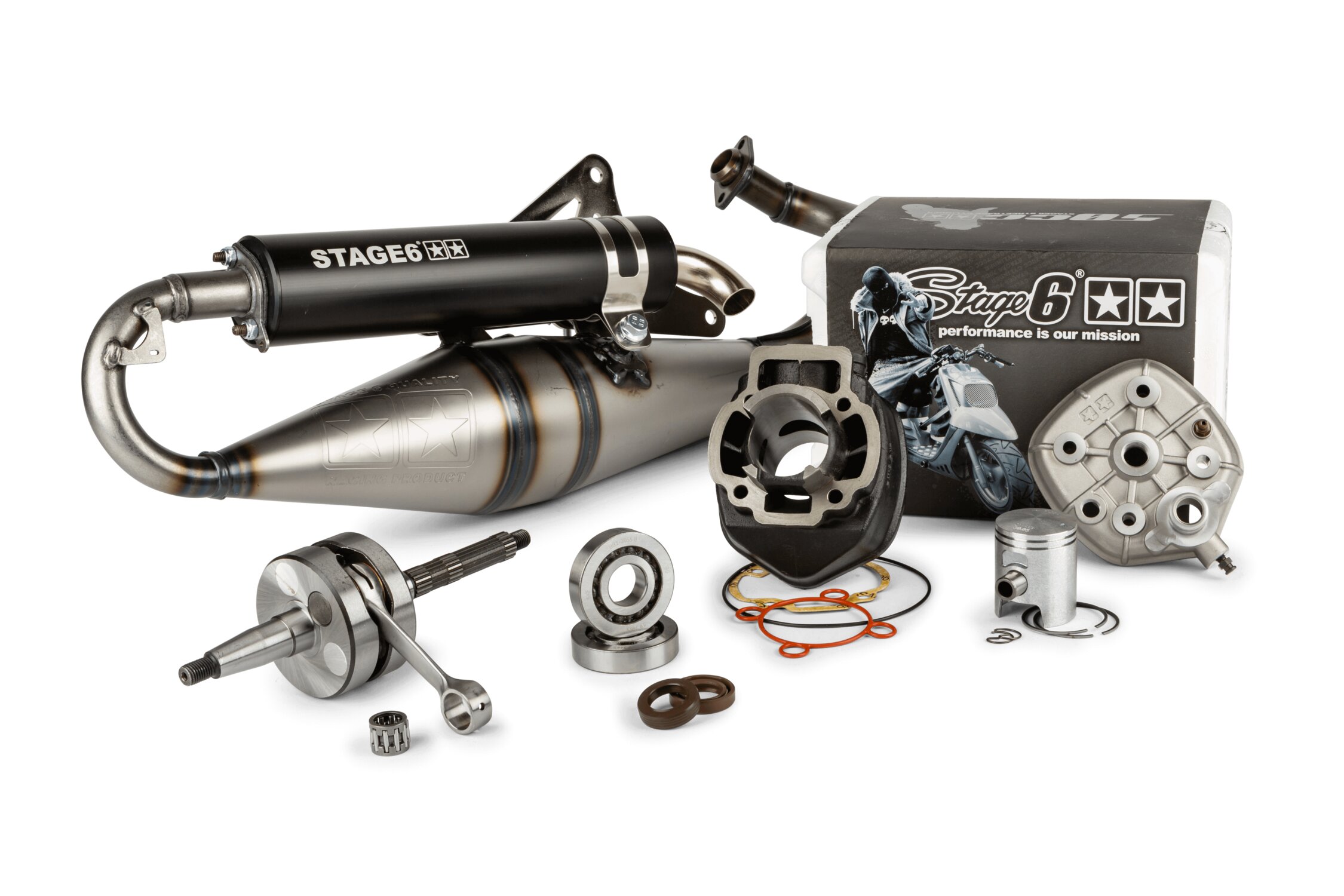 Tuning Kit Stage6 Streetrace cast iron 50cc Piaggio LC