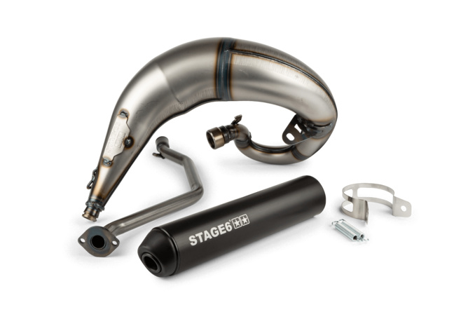 Exhaust Stage6 Streetrace high mount black Beta RR 2012 / HM / Vent