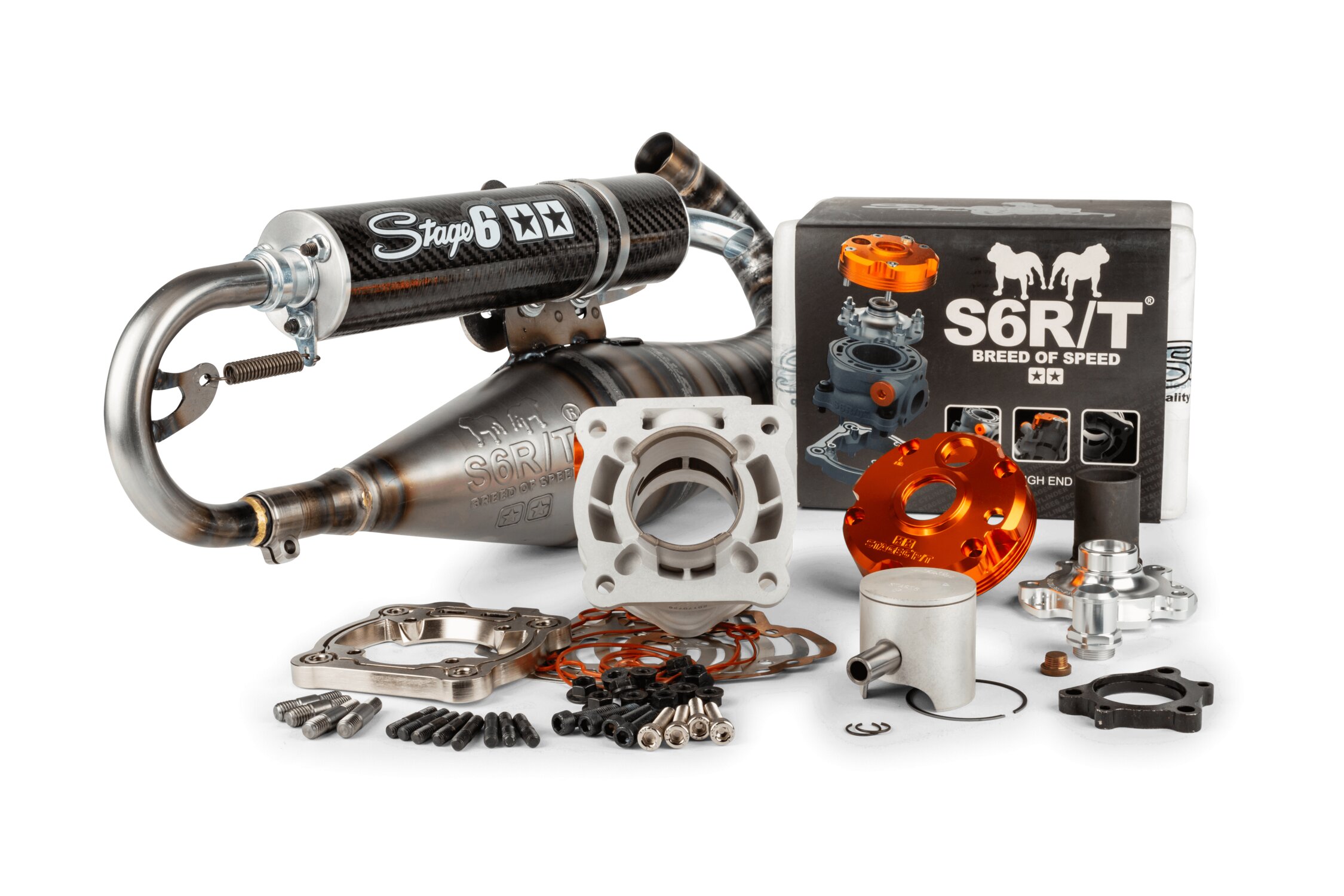 Gilera Dna 70cc Tuning PARMAKIT ERM Sport 50-70cc Exhaust For