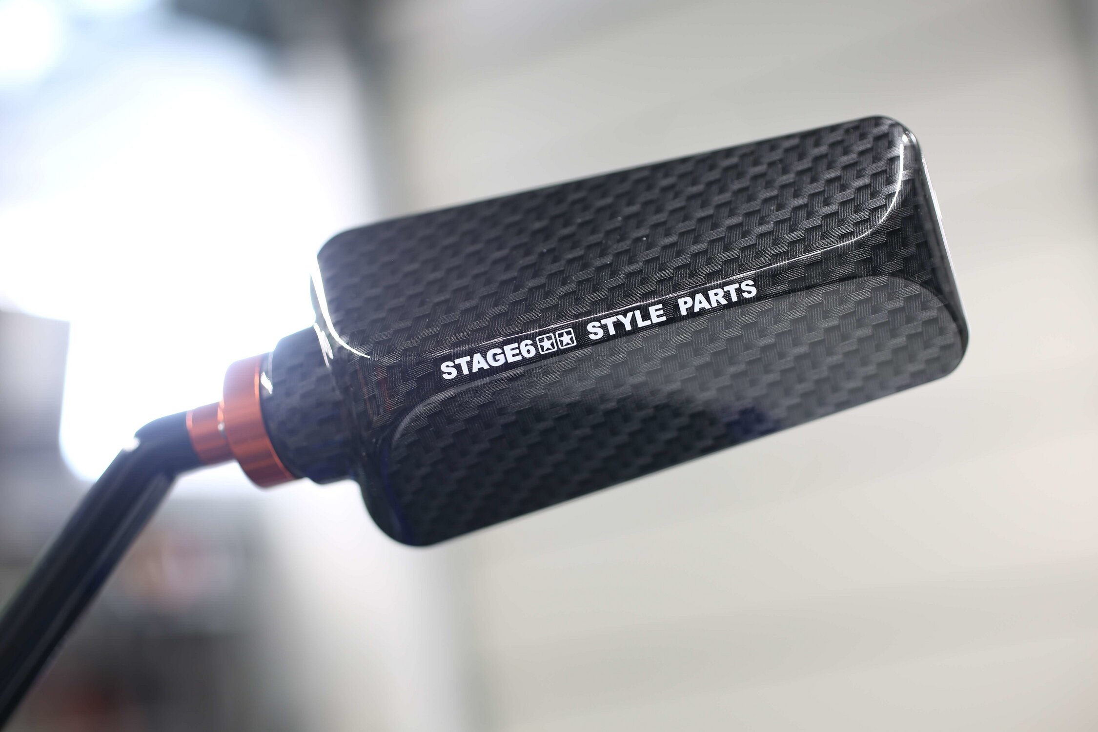 Specchietto Stage6 F1 Links – M8 Cromato, Regolazione A Sfera, Design Aggiornato Per Moto E Scooter