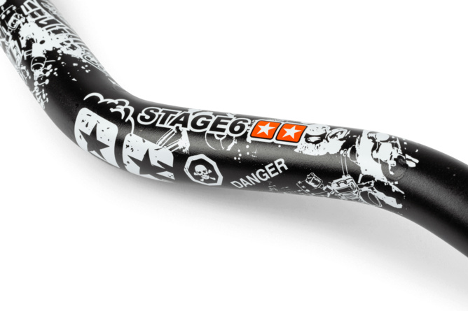 Manubrio Motocross Stage6 Fatbar Design 28,6mm nero