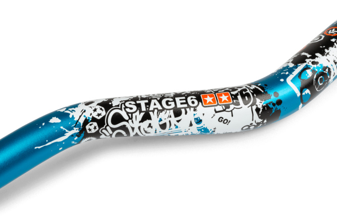 Crosslenker Stage6 Fatbar Design 28,6mm blau 