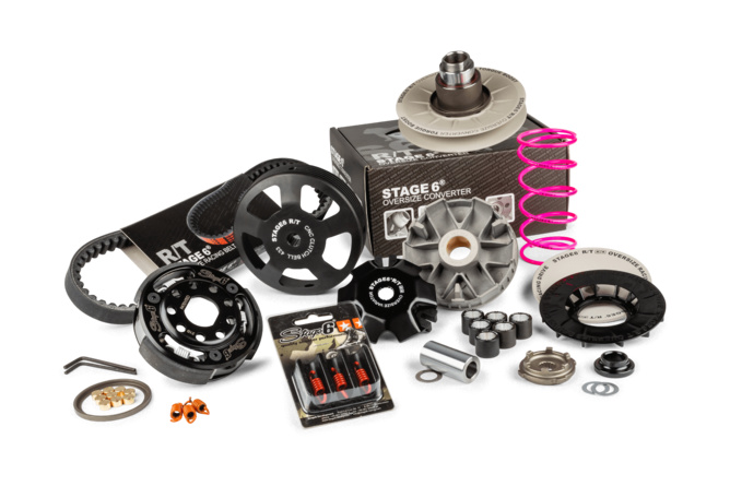 CVT Kit with clutch + torque drive Stage6 R/T Oversize Minarelli / China 2-stroke