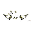 Graphic Kit Yamaha Aerox after 2013 Stage6 yellow / black
