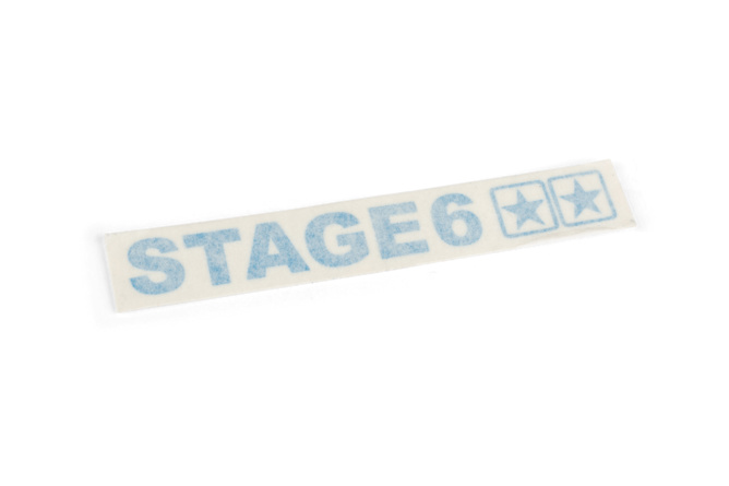 Sticker plotted Stage6 110x33mm blue