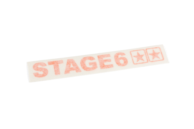 Sticker plotted Stage6 110x33mm orange