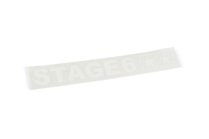 Sticker plotted Stage6 110x33mm white
