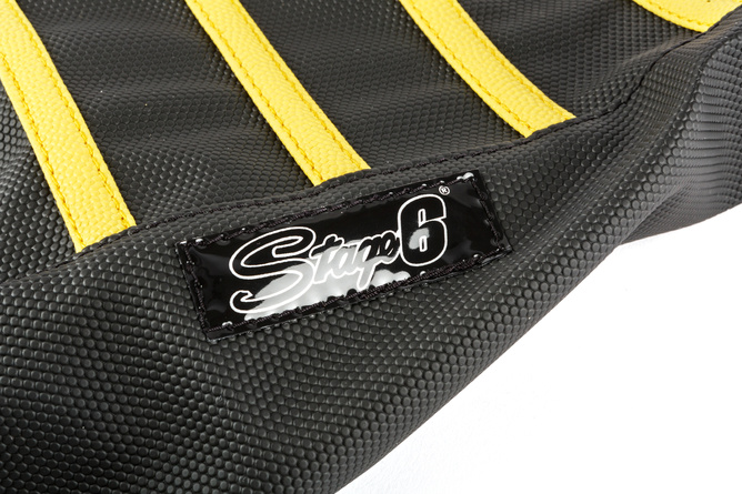 Seat Cover Stage6 black - yellow Derbi X-Treme / X-Race after 2011