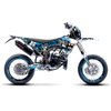 Kit Deco Moto Fantic XM 50 2017 - 2022 Azul / Negro