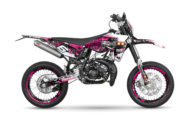 Graphic Kit Sherco SM-R 50 after 2018 Stage6 pink / black