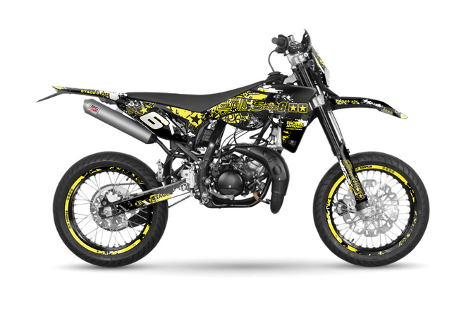 Graphic Kit Sherco SM-R 50 after 2018 Stage6 yellow / black