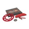 Chain Kit 13x53 - 420 Stage6 aluminium CNC Red Derbi DRD Pro