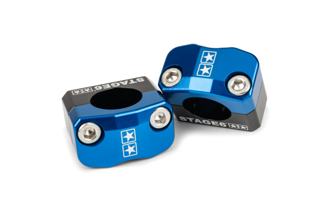 Handlebar Clamps / Brackets Stage6 28,6mm blue