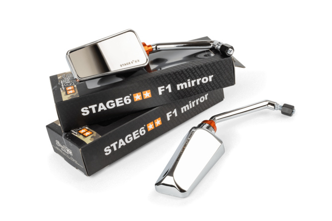 Set specchietti F1 Stage6 cromato