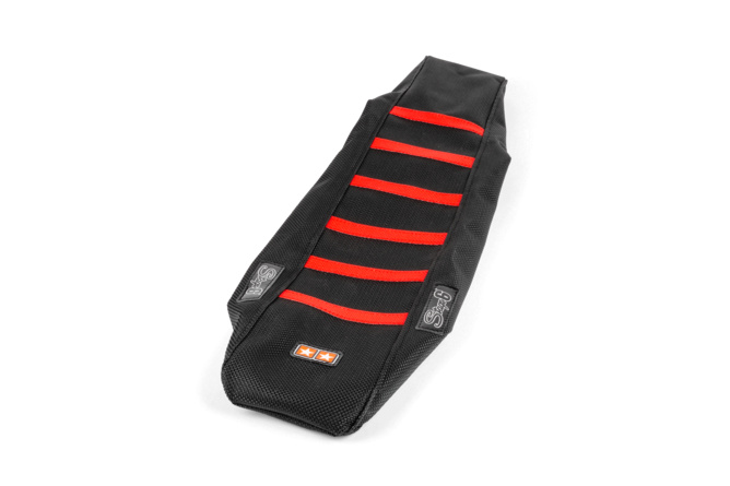 Seat Cover Stage6 black - red Yamaha DT