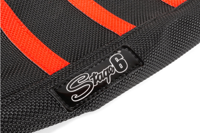 Seat Cover Stage6 black - red Yamaha DT