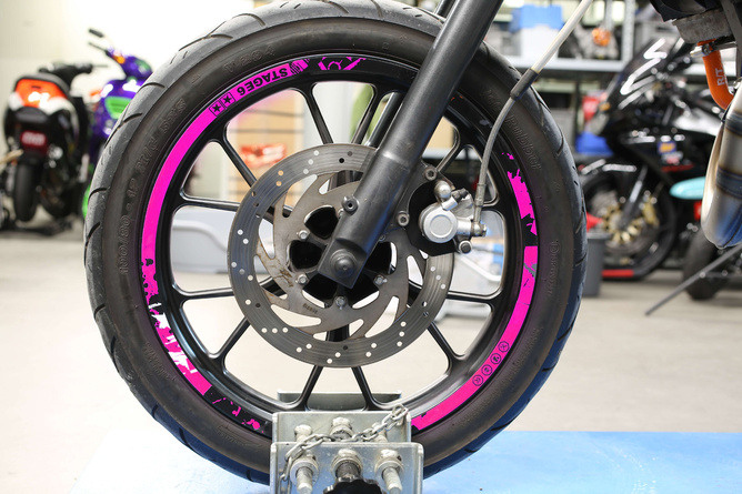 Rim Stickers Scooter 13" Stage6 pink / black