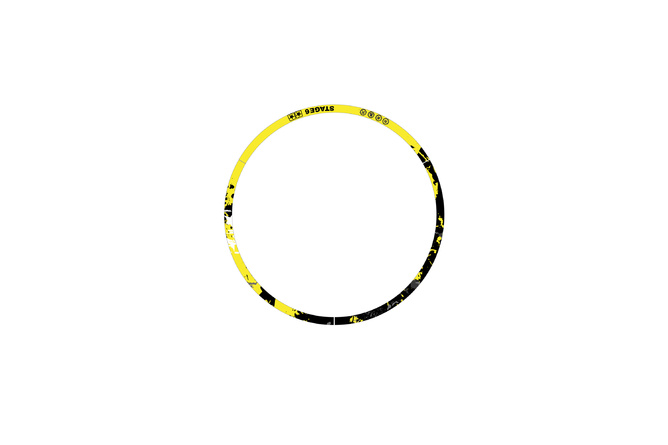 Adesivi cerchioni Scooter 13" Stage6 giallo / nero