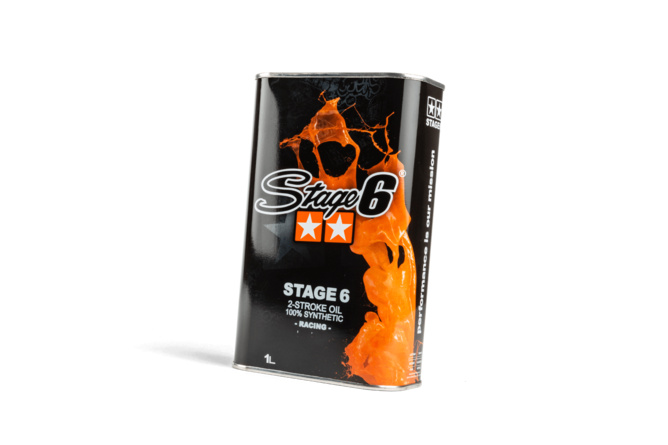 Huile moteur 2 temps Stage6 Racing 100% synthèse 1L 