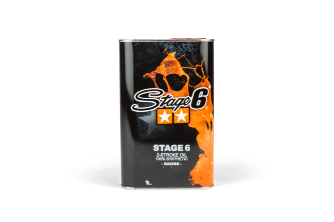 Huile moteur 2 temps Stage6 Racing 100% synthèse 1L