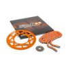 Chain Kit 14x53 - 420 Stage6 aluminium CNC orange Rieju MRT