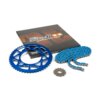 Chain Kit 13x53 - 420 Stage6 aluminium CNC blue Rieju MRT