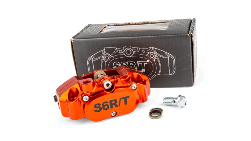 Remklauw 4-zuiger Stage6 R/T MK2 — oranje