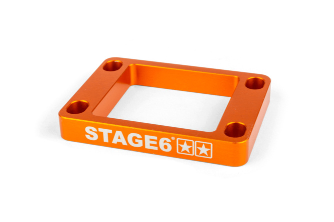 Membranblockspacer Stage6 R/T 10mm Derbi / Minarelli AM6 orange
