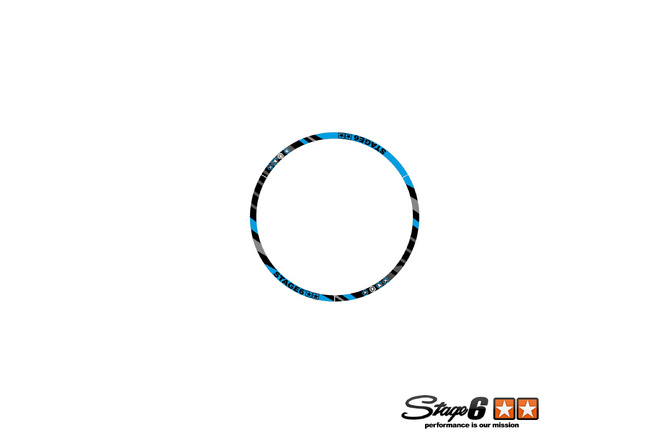 Set adesivo cerchione Scooter 10" Stage6 Blu