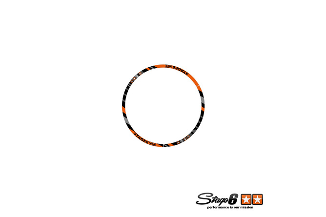 Set adesivo cerchione Scooter 10" Stage6 Arancione