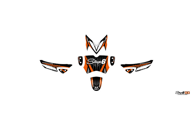 Graphic Kit Yamaha Slider Stage6 Orange