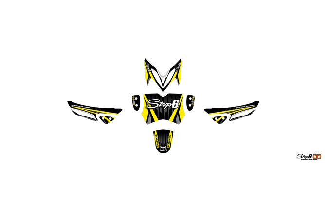 Graphic Kit Yamaha Slider Stage6 Yellow