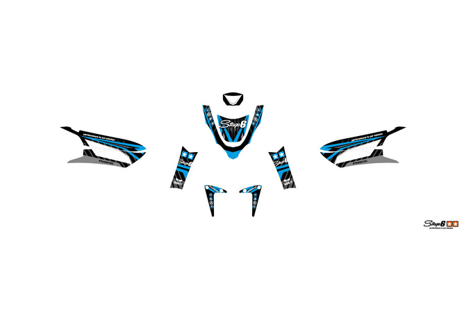 Graphic Kit Peugeot Streetzone Stage6 Blue